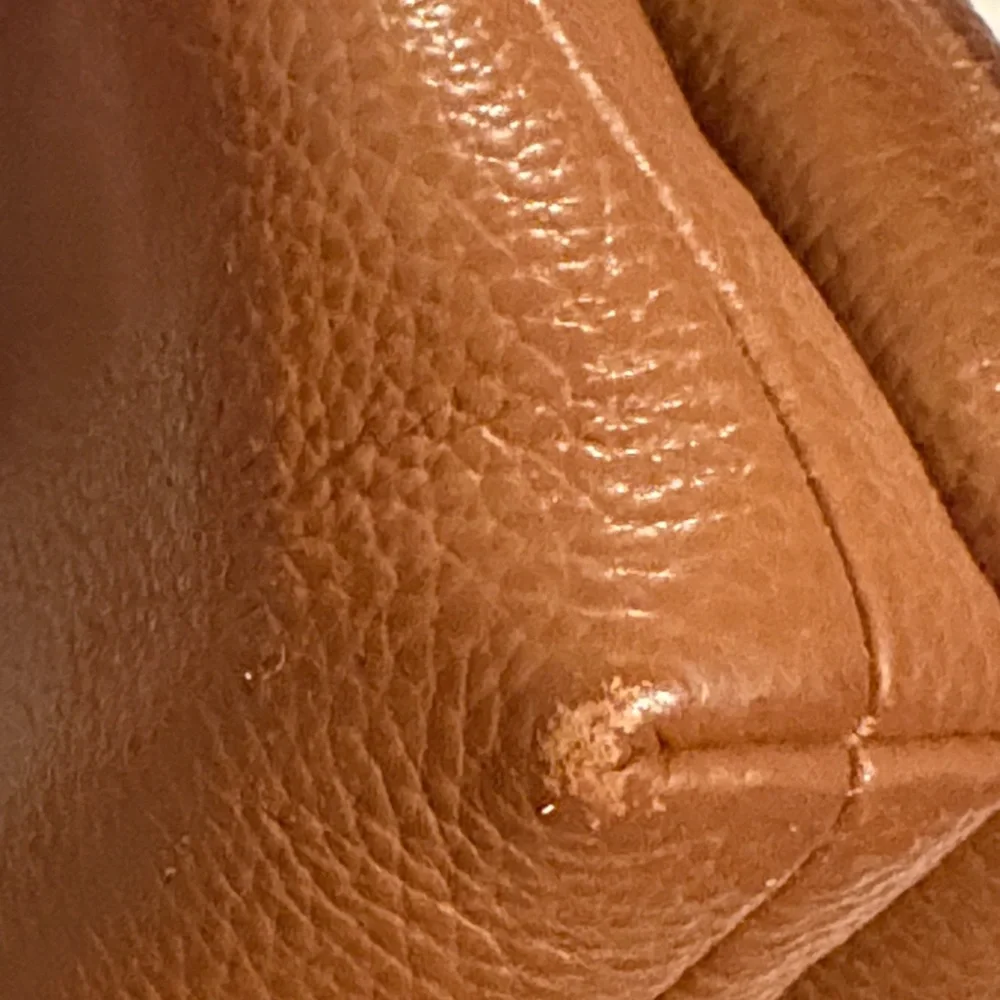 Coach Leather Crossbody in Warm Brown with Gold Hardware - Picture 8 of 17